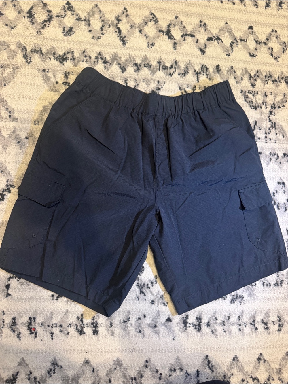 Reel Legends Youth Large (12/14) Elastic-Waist Cargo Shorts